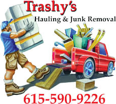 trashy's hauling and junk removal logo