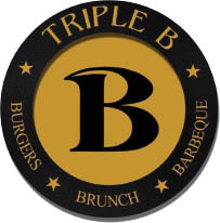 triple b  burgers brunch barbeque logo