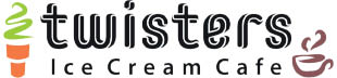 twisters ice cream cafe logo