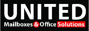 united mailboxes & office solutions logo