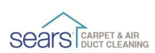 sears carpet cleaning - newark logo