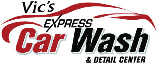 vic's express car wash logo