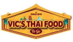 vic's thai food to go logo
