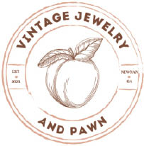 peach vintage jewelry logo