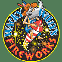 wacky willy's fireworks logo