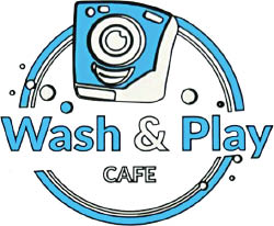 wash & play cafe logo