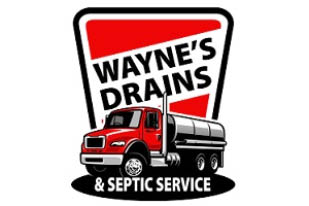 waynes drains & septic service logo