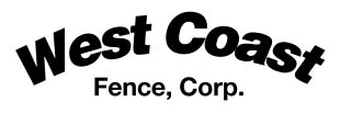 west coast fence corporation logo