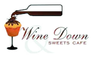 wine down sweets cafe logo