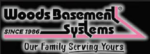 woods basement systems **ne** logo