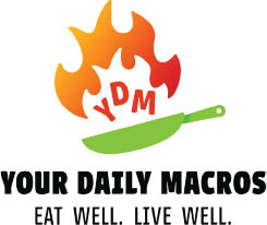 your daily macros - meal prep company logo