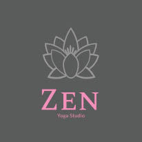 zen yoga studio logo