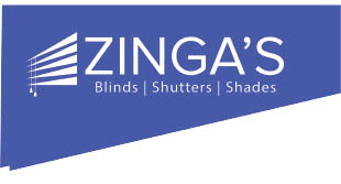 zinga's blinds, shutters, shades logo
