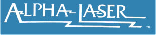 alpha laser logo