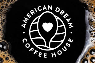 ameircan dream coffee house logo