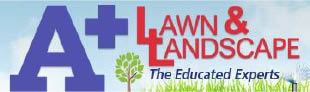 a plus lawn & landscape logo