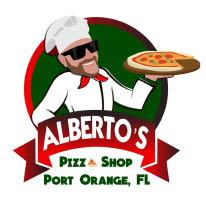 albertos pizza shop logo
