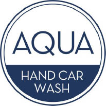 aqua hand car wash logo