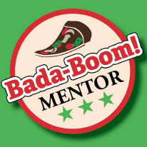 bada boom pizza mentor logo