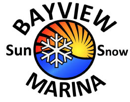 bayview sun & snow marina / ski-doo logo