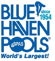 blue haven pools fort worth logo