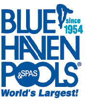 blue haven pools houston logo