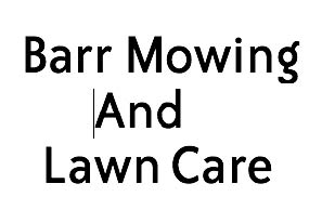 barr mowing and lawn care logo