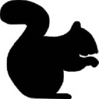 black squirrel tree care logo
