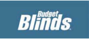 budget blinds - blinds, draperies & shutters logo