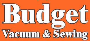 budget vacuum & sewing logo