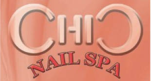 chic nail spa and hair salon logo