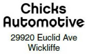 chick's automotive logo