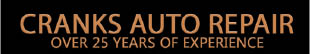 cranks auto repair logo