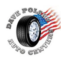 dave polsky's tire and auto centers logo