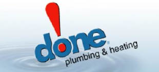 done plumbing & heating logo