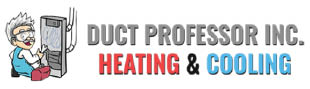 duct professor heating & cooling logo