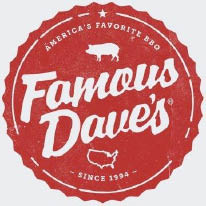 famous dave's logo