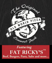 fat ricky's old world pizza logo