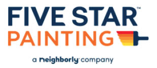 five star painting manatee logo