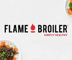 flame broiler - corona logo