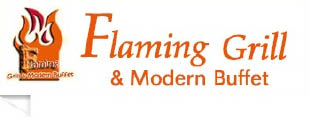 flaming grill & modern buffet logo