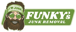 funky's junk removal logo