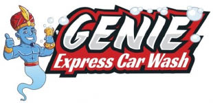 genie car wash logo