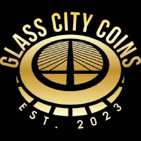 glass city coins logo