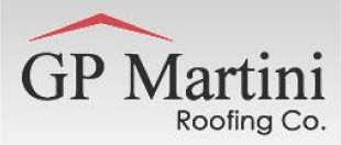 gp martini roofing company logo