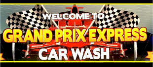 grand prix express car wash logo