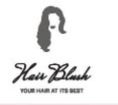hair blush salon logo