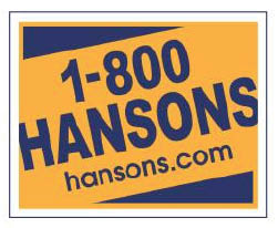 hanson's windows & siding logo