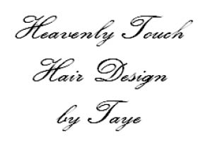 heavenly touch hair design by taye logo