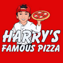 harry's famous pizza logo